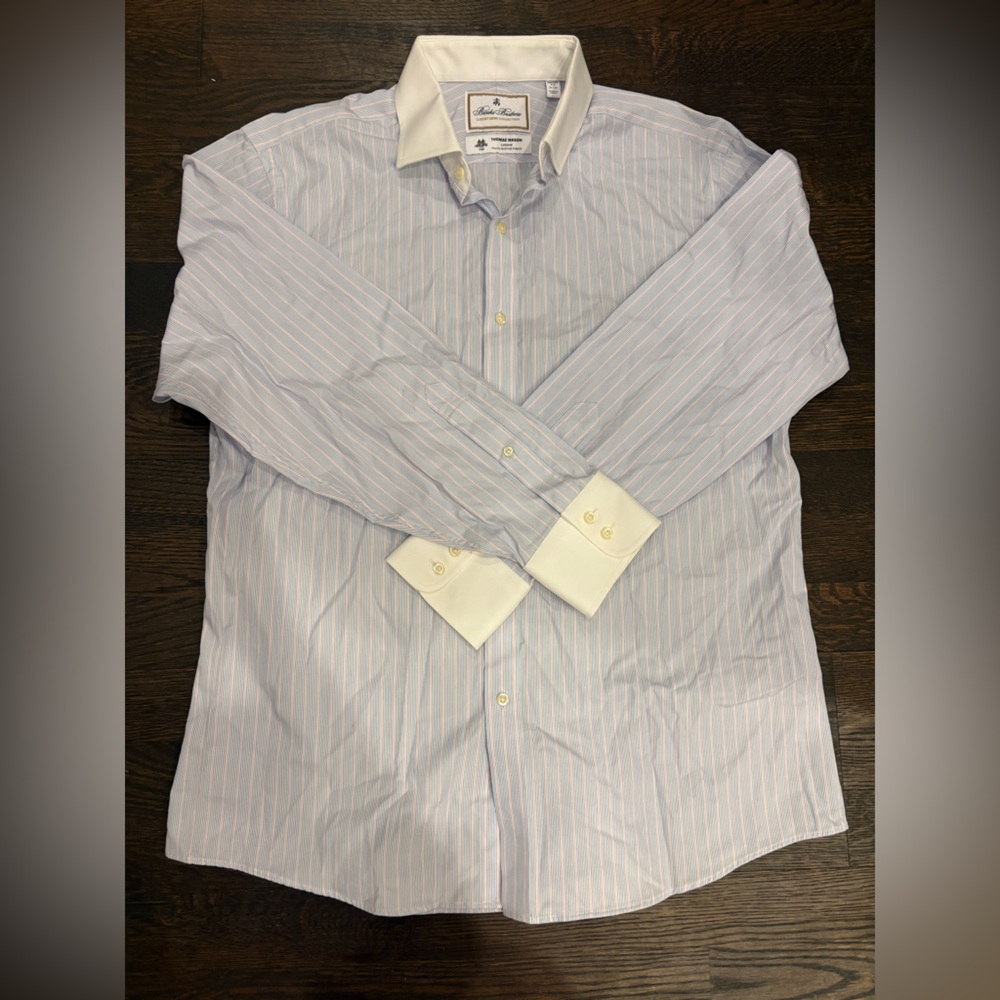 Brooks Brothers X Thomas Mason® Cotton Dress Shirt 16/34